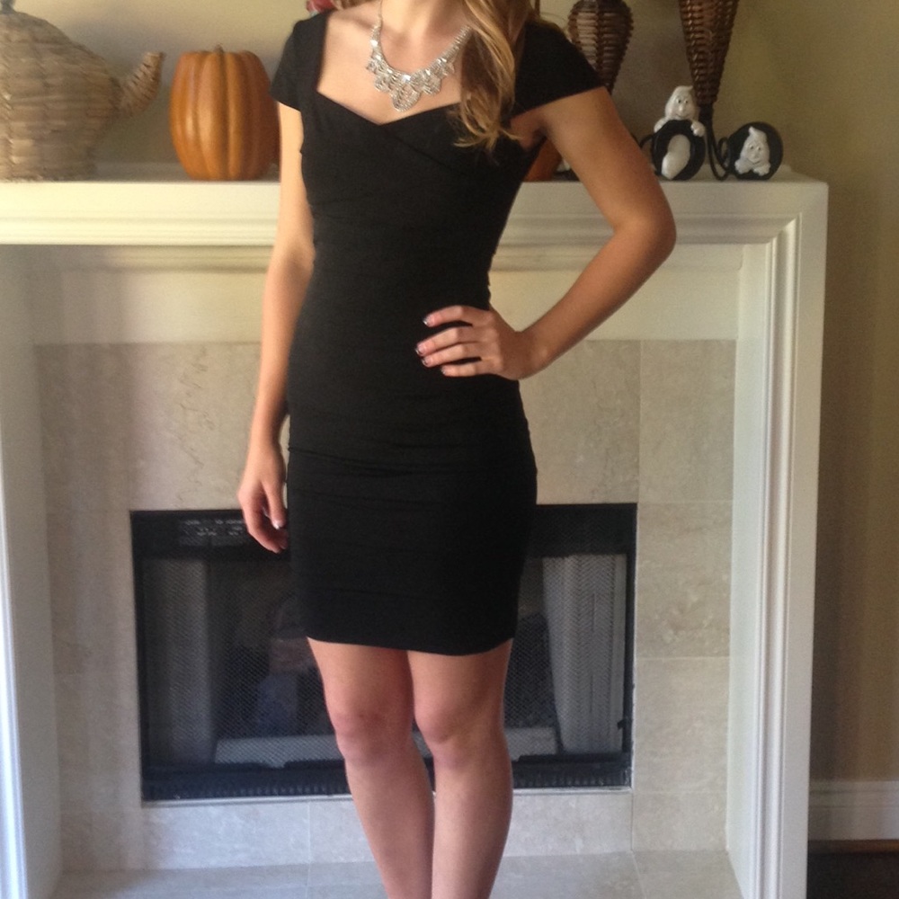 White House Black market tired fitted dress
